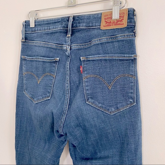 Levi's 721 High Rise Skinny Jeans Size 27 - Picture 7 of 7